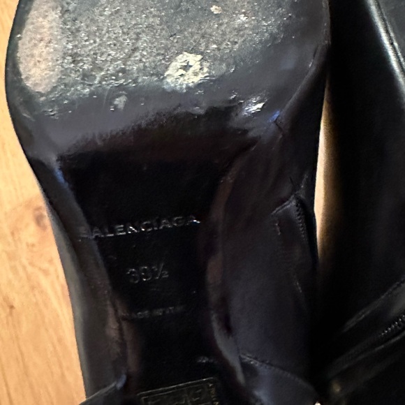 BALENCIAGA Studded Moto Boots - 39.5C - Picture 7 of 7